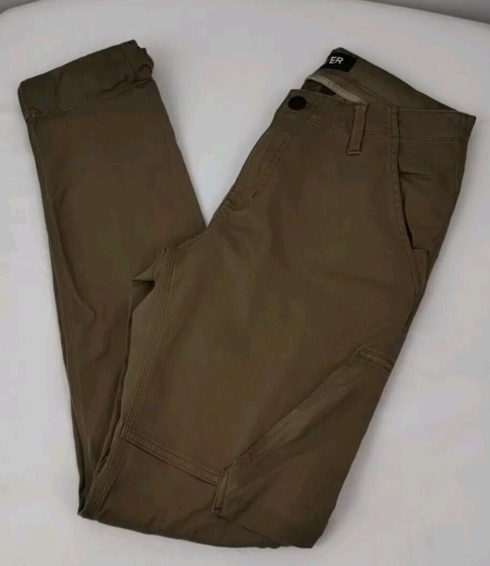 Duer DU/ER Live Free Adventure Khaki Chino Cargo Pants Mens Size 30 X 31